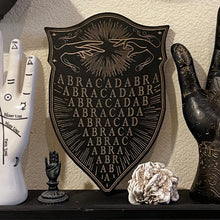 Load image into Gallery viewer, ABRACADABRA Shield, Wall Art