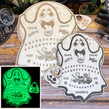 Load image into Gallery viewer, Halloween Ghost, Glow-In-The-Dark Talking Board