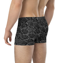 Load image into Gallery viewer, Black Roses Boxer Briefs