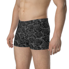 Load image into Gallery viewer, Black Roses Boxer Briefs