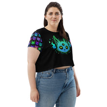 Load image into Gallery viewer, The Purracle All-Over Print Crop Tee