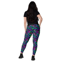 Load image into Gallery viewer, Raven Magic Crossover leggings with pockets