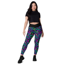 Load image into Gallery viewer, Raven Magic Crossover leggings with pockets