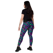 Load image into Gallery viewer, Raven Magic Crossover leggings with pockets