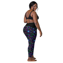 Load image into Gallery viewer, Electric Sigils Crossover leggings with pockets