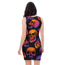Load image into Gallery viewer, Skulls at Dusk Sublimation Cut & Sew Dress