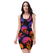 Load image into Gallery viewer, Skulls at Dusk Sublimation Cut & Sew Dress