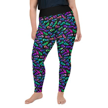 Load image into Gallery viewer, Raven Magic All-Over Print Plus Size Leggings
