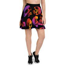 Load image into Gallery viewer, Skulls at Dusk Skater Skirt