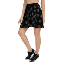 Load image into Gallery viewer, Pentacles Skater Skirt