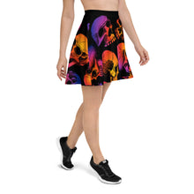 Load image into Gallery viewer, Skulls at Dusk Skater Skirt