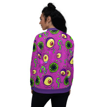 Load image into Gallery viewer, Succubus Unisex Bomber Jacket