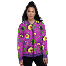 Load image into Gallery viewer, Succubus Unisex Bomber Jacket