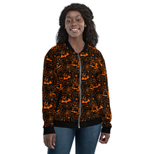 Load image into Gallery viewer, Hallows Eve Unisex Bomber Jacket