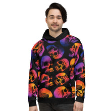 Load image into Gallery viewer, Skulls at Dusk Unisex Hoodie