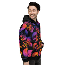 Load image into Gallery viewer, Skulls at Dusk Unisex Hoodie