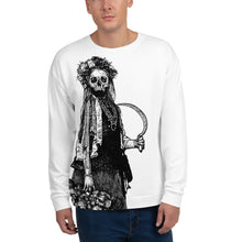 Load image into Gallery viewer, Black Rose Witchcraft Crone Unisex Sweatshirt