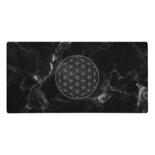 Load image into Gallery viewer, Silver Flower of Life Crystal Mat