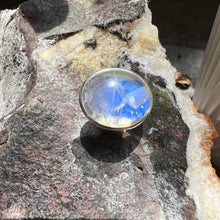 Load image into Gallery viewer, Rainbow Moonstone Ring
