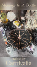 Load and play video in Gallery viewer, Message In A Bottle Magnetic Pendulum Board
