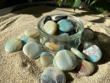 Load image into Gallery viewer, Amazonite Palm Stone ($4)