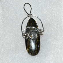 Load image into Gallery viewer, Tiger Iron Wrapped in Sterling Silver