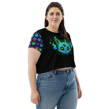 Load image into Gallery viewer, The Purracle All-Over Print Crop Tee