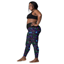 Load image into Gallery viewer, Electric Sigils Crossover leggings with pockets