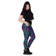 Load image into Gallery viewer, Raven Magic Crossover leggings with pockets