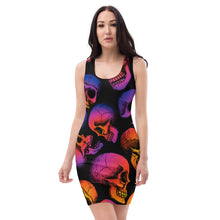 Load image into Gallery viewer, Skulls at Dusk Sublimation Cut &amp; Sew Dress