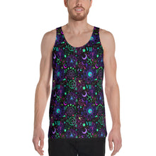 Load image into Gallery viewer, Electric Sigils Unisex Tank Top