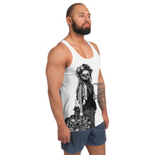 Load image into Gallery viewer, Black Rose Witchcraft Crone Unisex Tank Top
