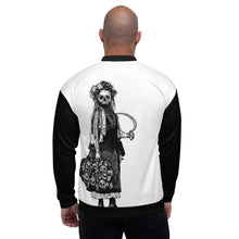 Load image into Gallery viewer, Black Rose Witchcraft Crone Unisex Bomber Jacket