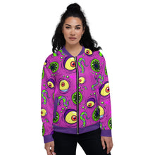 Load image into Gallery viewer, Succubus Unisex Bomber Jacket