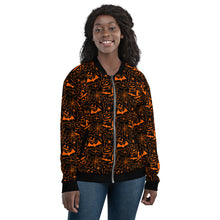 Load image into Gallery viewer, Hallows Eve Unisex Bomber Jacket