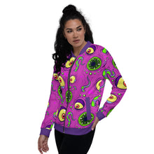 Load image into Gallery viewer, Succubus Unisex Bomber Jacket