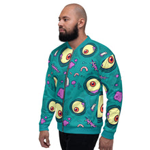 Load image into Gallery viewer, Stitched Together Unisex Bomber Jacket