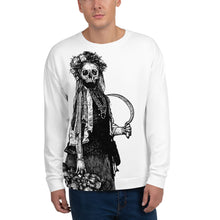 Load image into Gallery viewer, Black Rose Witchcraft Crone Unisex Sweatshirt