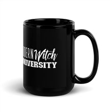 Load image into Gallery viewer, Modern Witch University Black Glossy Mug
