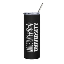 Load image into Gallery viewer, Modern Witch University stainless steel tumbler
